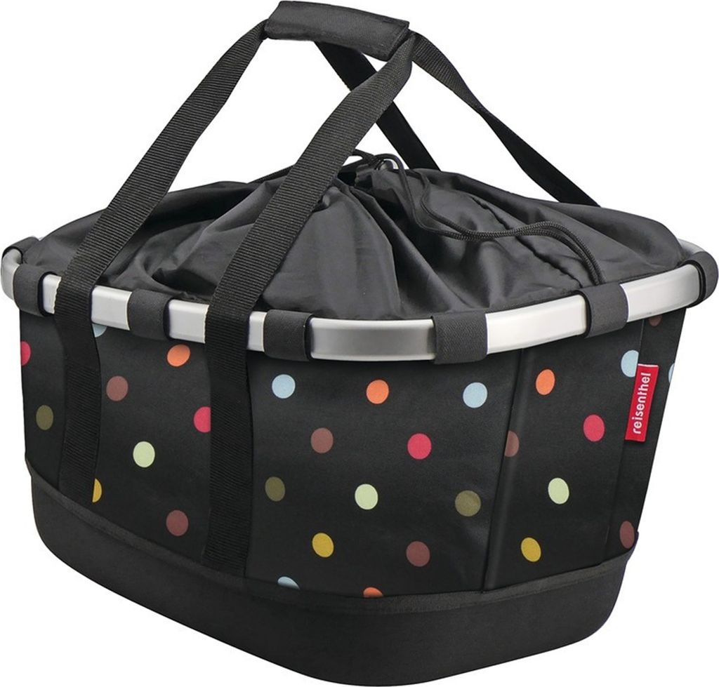 Klickfix city bag Bikebasket GT dots, 33x27x42cm, con Immagine del prodotto 
