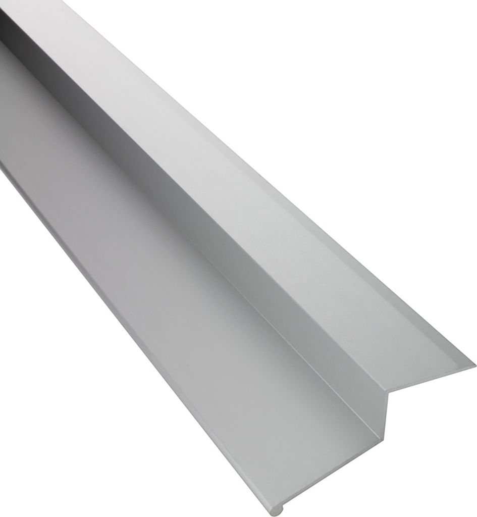 Alu Balkon Terrasse Abdeckprofil mit Abtropfkante Profil Produktbild 