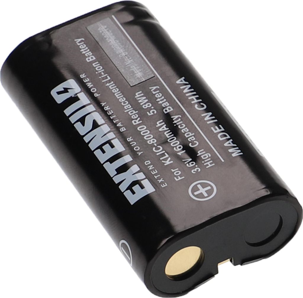 EXTENSILO 3x Akku kompatibel mit Jay-Tech Jay-Cam i4800 Kamera (1600 mAh, 3,6 V, Li-Ion)