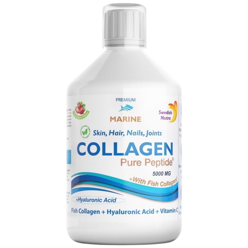Swedish Nutra Fischkollagen 5.000 mg | Mit Hyaluronsure + Vitamin C