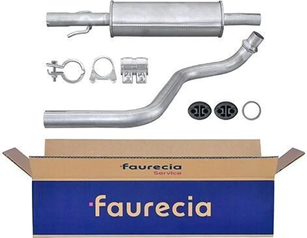 Silencieux avant HELLA 8LB robuste et silencieux pour Yaris Verso P2