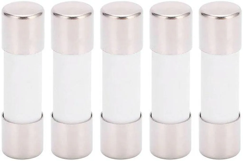 5 Fusibles Céramique 10x38mm 1000V DC 25A gPV pour Panneau Solaire