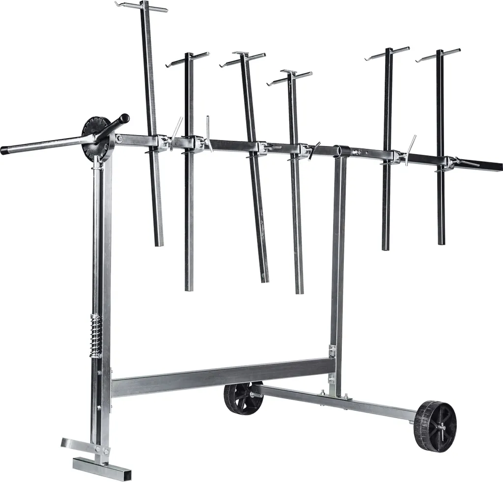 Support de peinture mobile 6 bras pour atelier de carrosserie auto