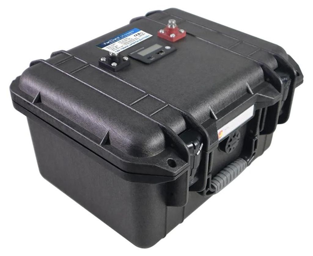 Lithium-Eisenphosphat Batterie LiFePO4 - 12,8V 150Ah Deep Cycle Akku - Integriertes BMS - LCD Display - Wiederaufladbarer Versorgungsakku Wohnmobil...