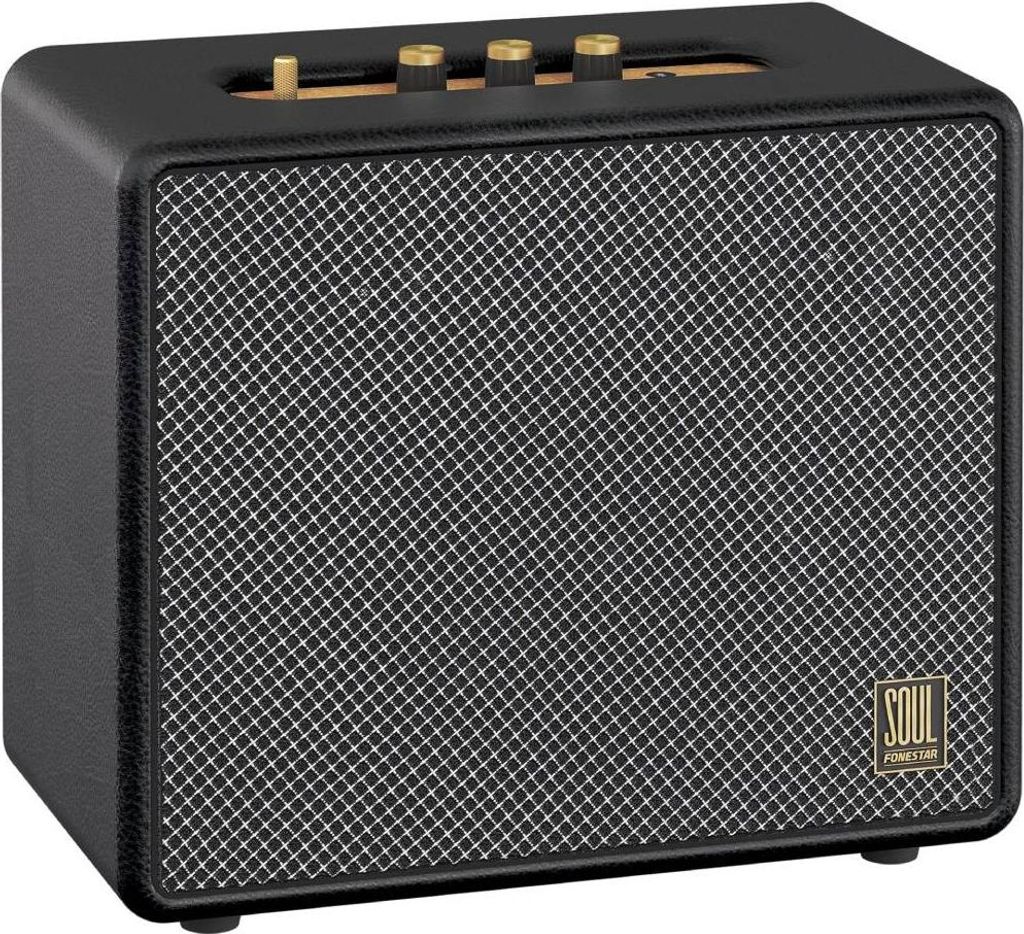 Fonestar Home Bluetooth 2.1 80W RCA/Klinkenanschluss Holz-Bassreflex-Lautsprecher