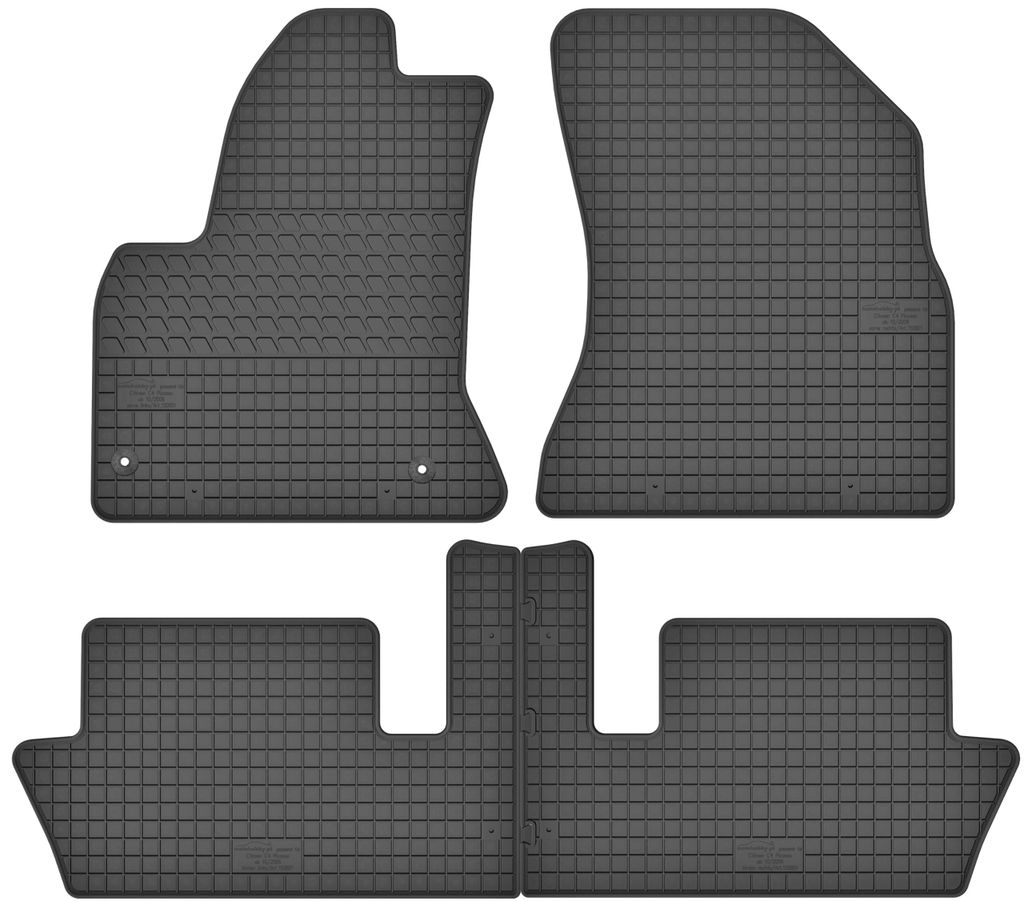 Auto-Fußmatten gummimatten für Citroen C4 Picasso (2006-2013)