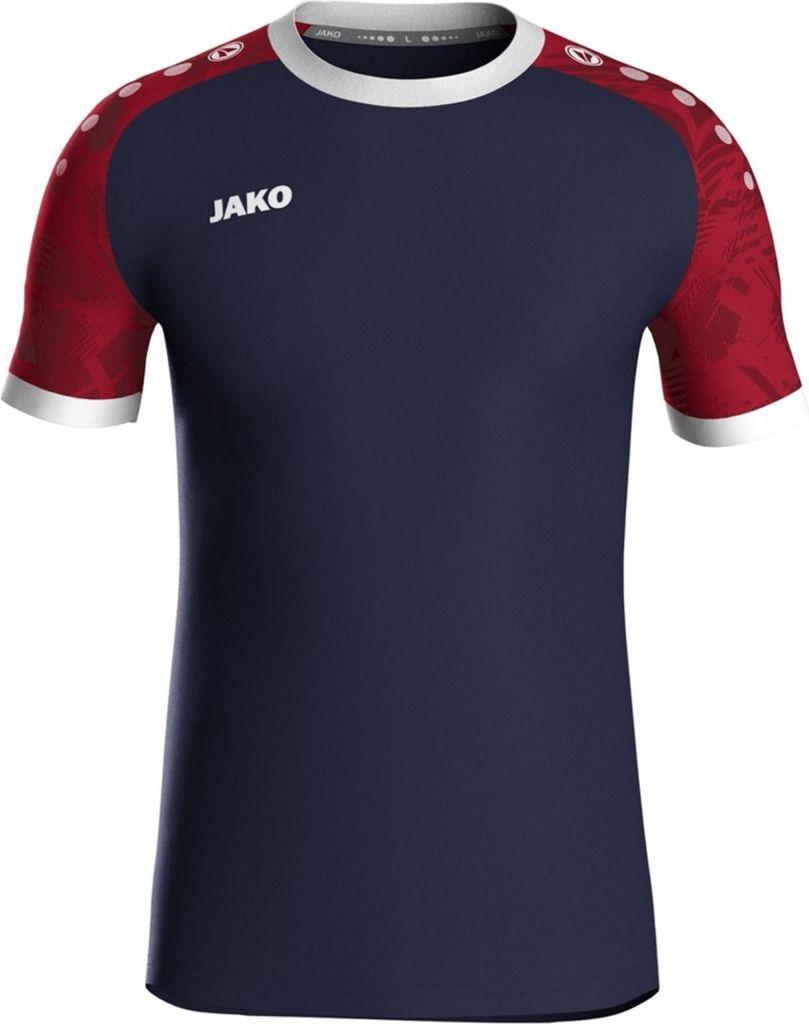 JAKO Unisex Trikot Iconic KA, Farbe:navy/chili red, Produktbild 