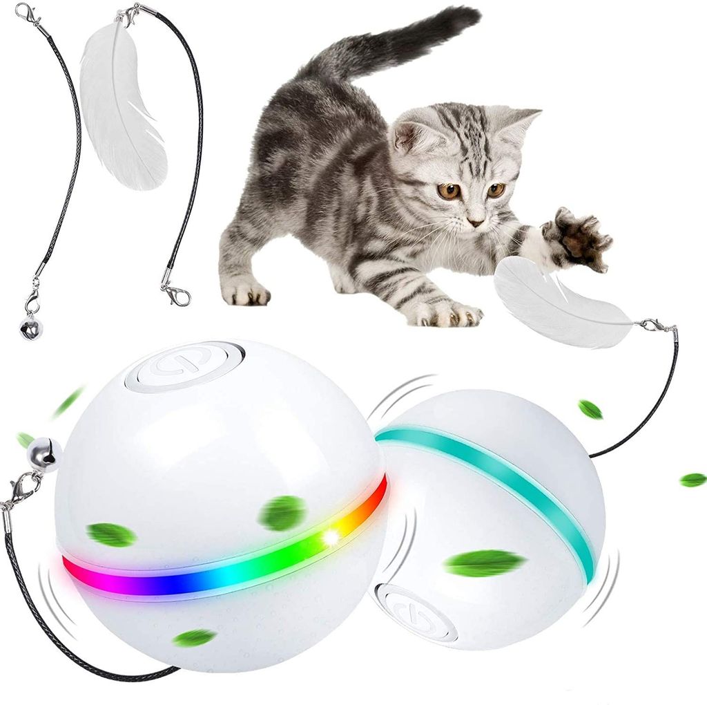 Garten & Heimwerken Tierbedarf Katzenzubehör Katzenspielzeuge Elektrisches Lustiger Katzenball 