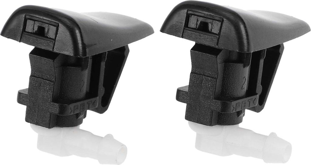 2 Stück Windschutzscheibenwaschdüse für Cadillac STS 2005-2010 Frontscheibenwaschdüsen Wischerdüse Waschdüse Nr.15778749 Schwarz