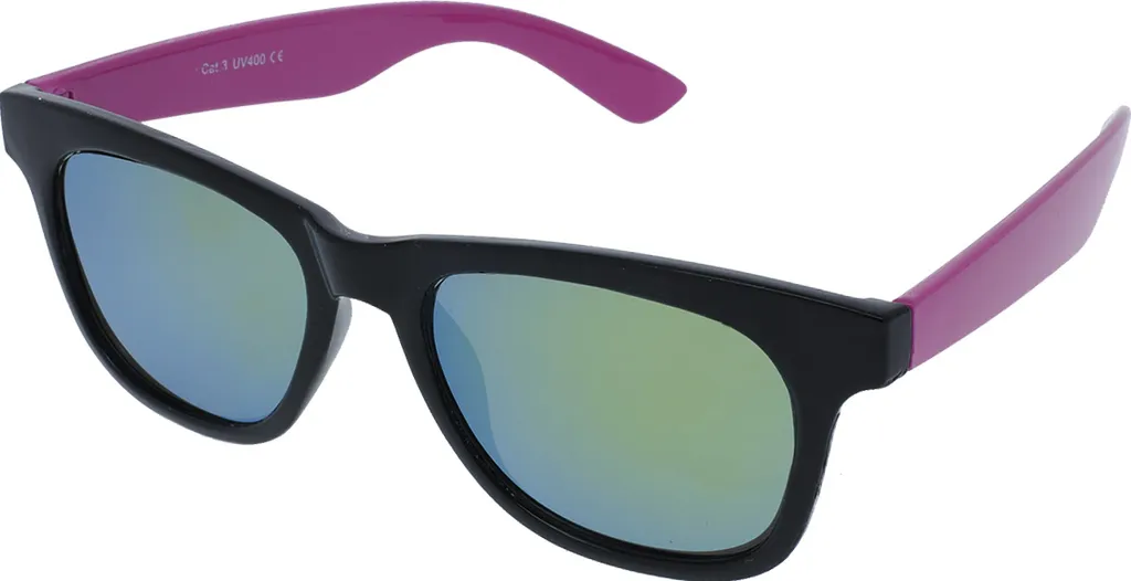 Occhiali Nerd Bicolore Nero e Rosa UV400 - Qualità e Protezione Occhi