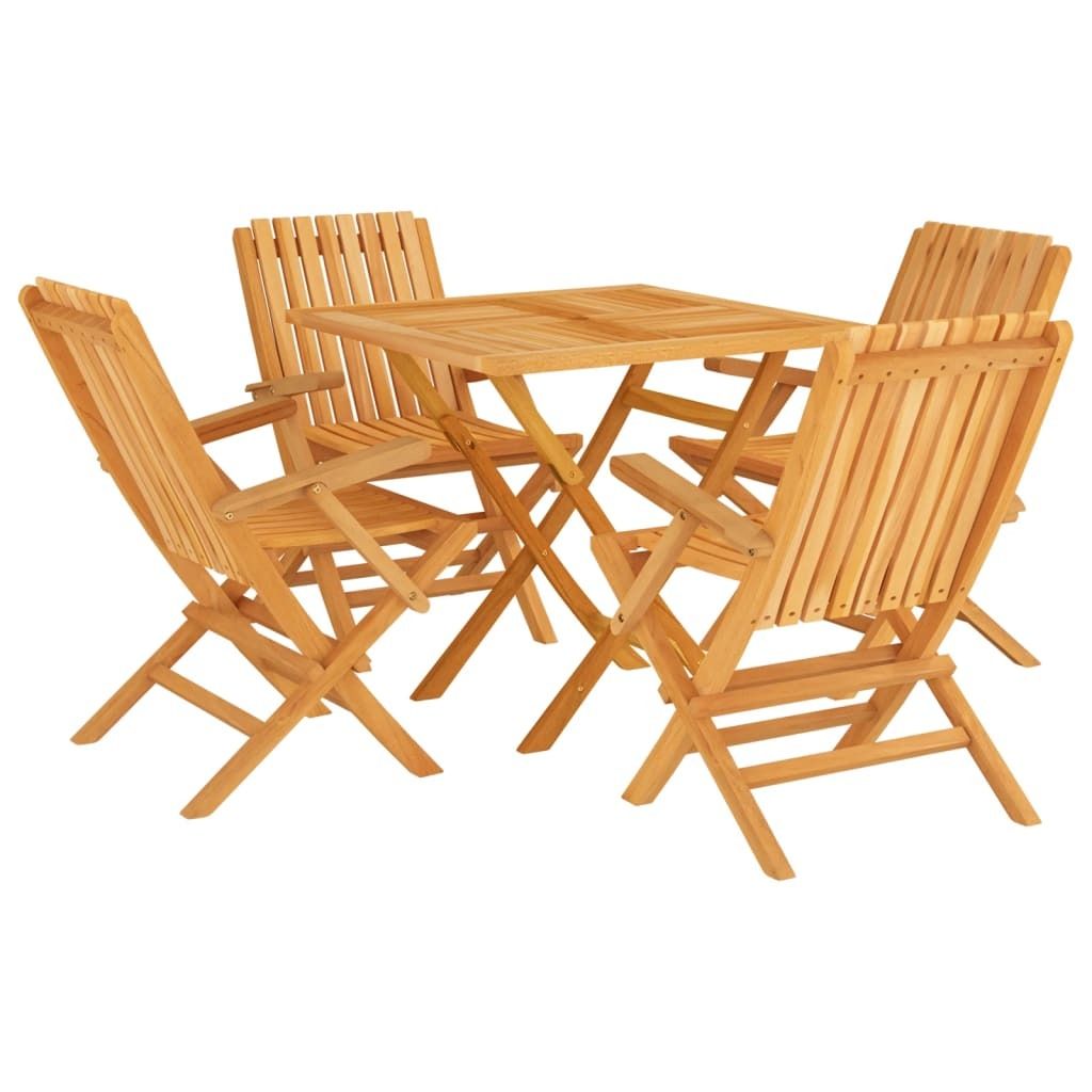 "im Sonderangebot" 5-tlg. Garten-Essgruppe - elegantes Design - Sitzgruppe/Gartenmöbel-Set - Massivholz Teak - Terassenmöbel DEMöbel623195