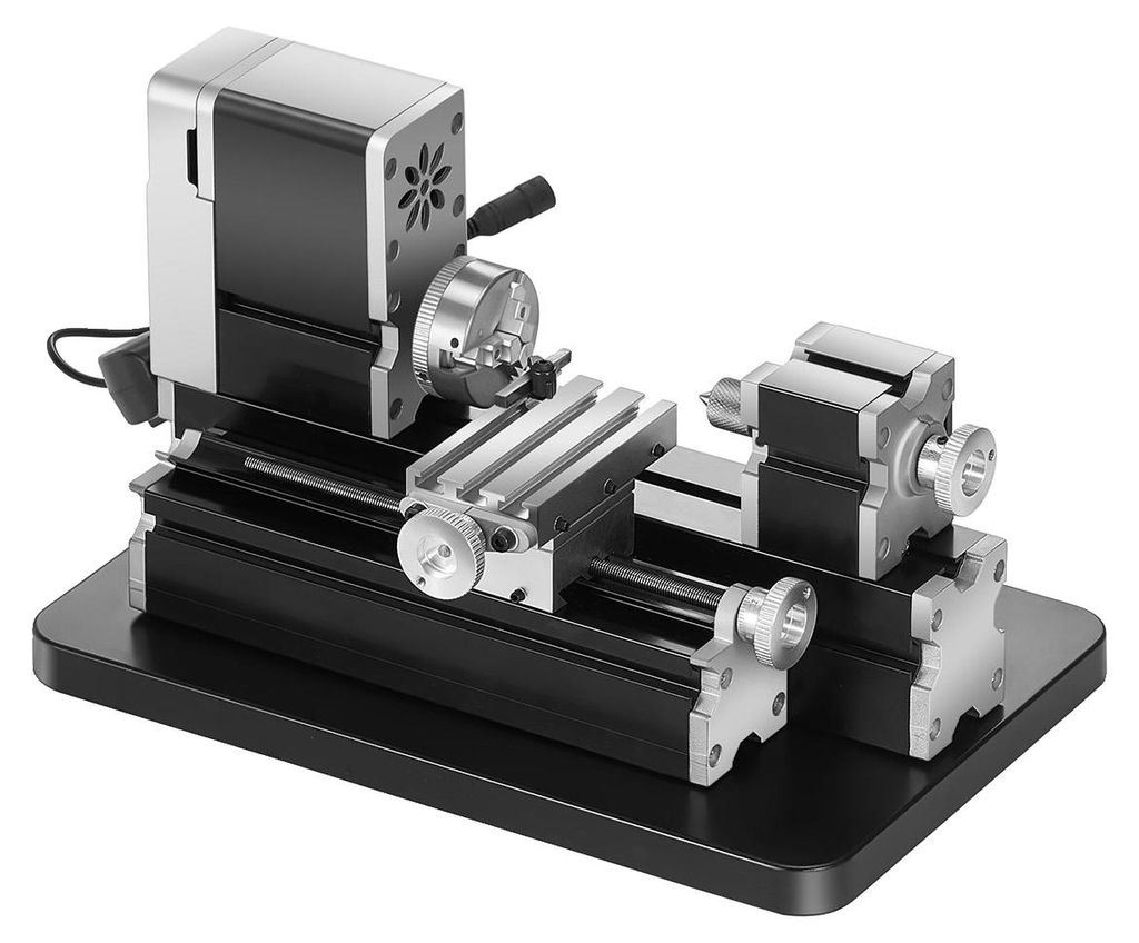 VEVOR Didaktische Mini-Metall-Drehmaschine, 70 x 130 mm Produktbild 