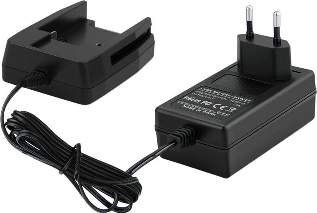 Akku Ladegerät für AL-KO Rasentrimmer GTLi / AL-KO Trimmer GTLi 18V Comfort 112927 / AL-KO Heckenschere HT 18V Li / AL-KO Gebläse / Kehrmaschine