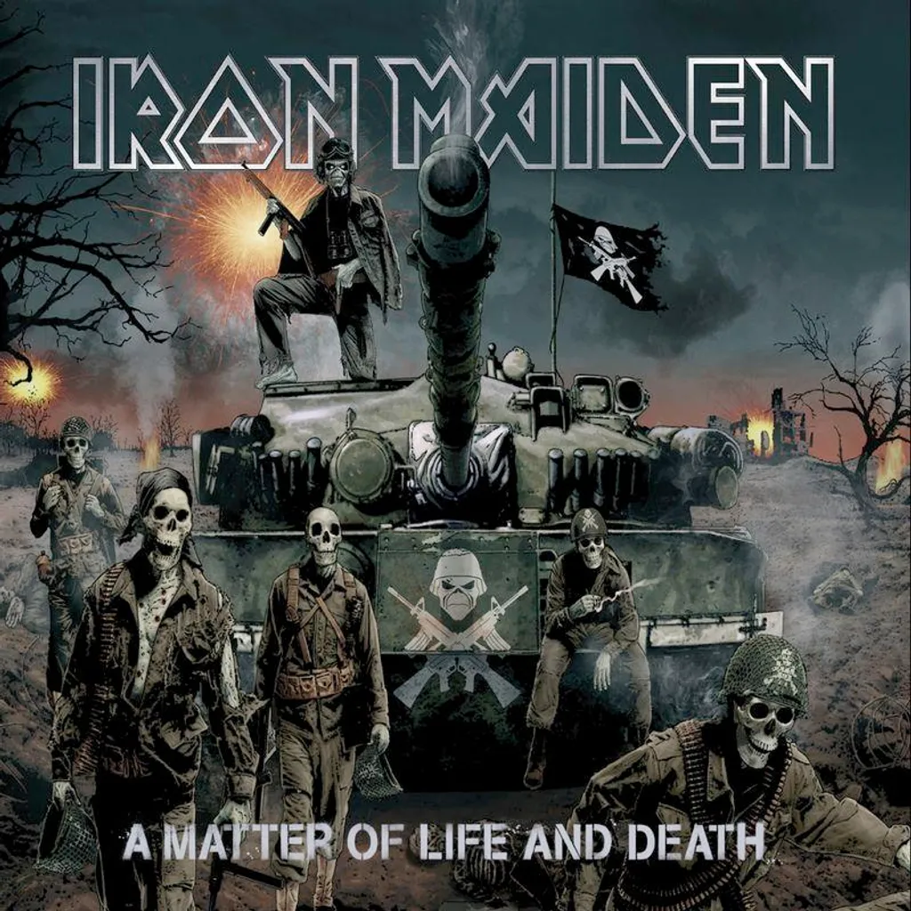 Réédition CD Iron Maiden A Matter Of Life And Death Digipak Son Parfait
