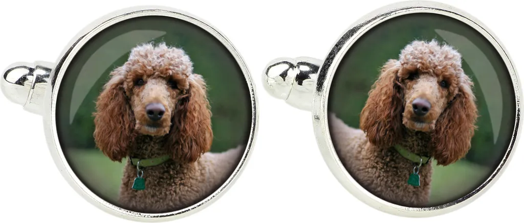 Gemelli da Polso Barbone Art-Dog - Accessorio Matrimonio per Amanti Cani