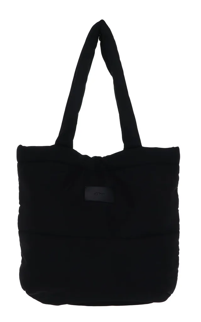 s.Oliver borsa shopper borsa a tracolla Shopper Grey / Black nero