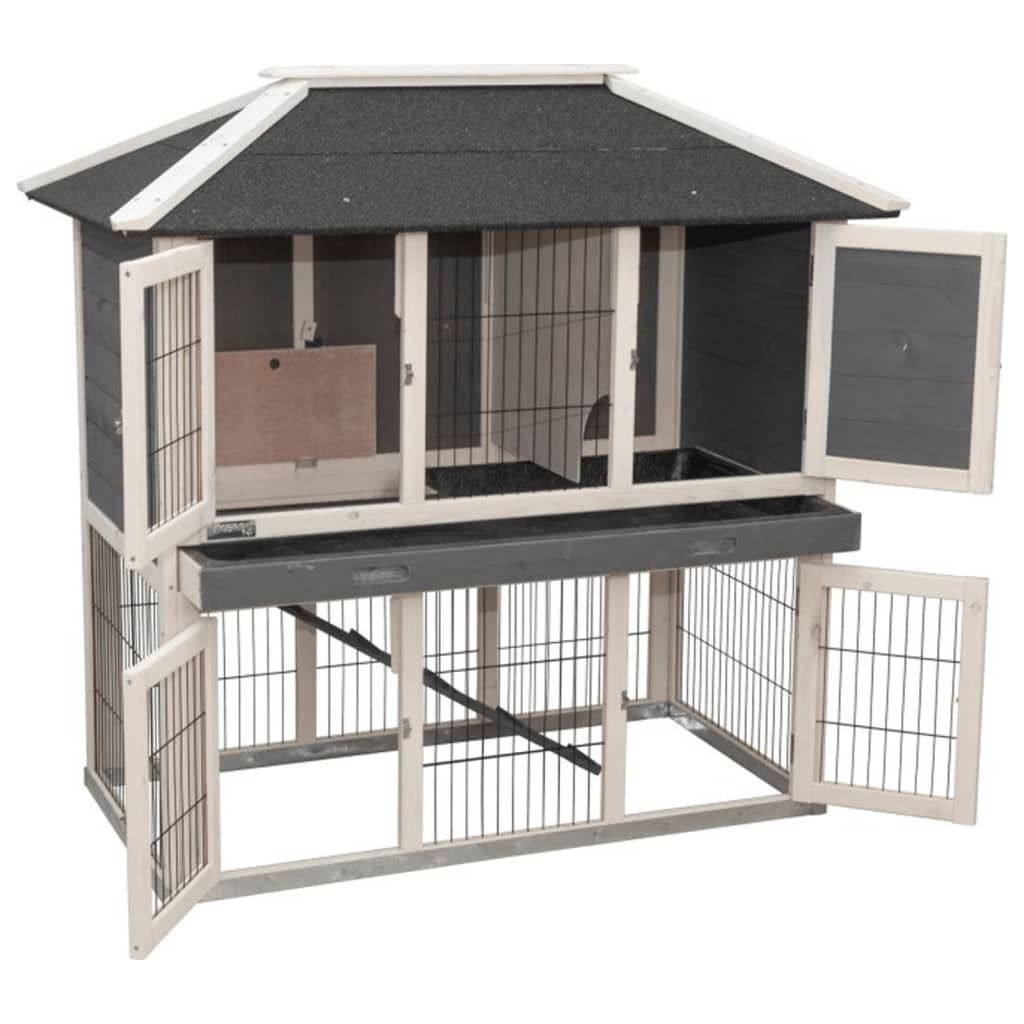 Kerbl Nagerstall Villa 118x68x118 cm Holz Lasiert Produktbild 