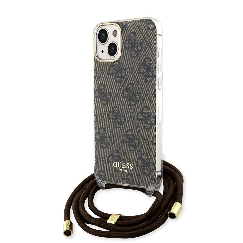 Guess Crossbody Cord 4G Print Hülle Für Iphone 15/14/13 - Produktbild 