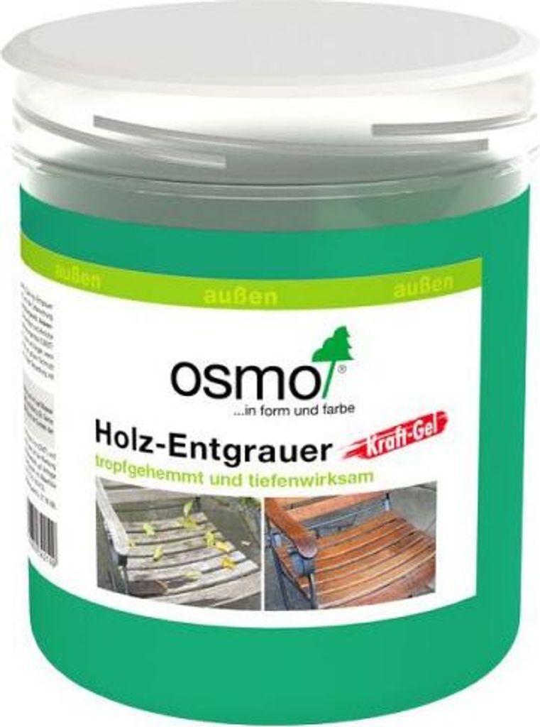 Osmo Holz-Entgrauer Kraft-Gel Farblos 0,50 l - 13900115 Produktbild 
