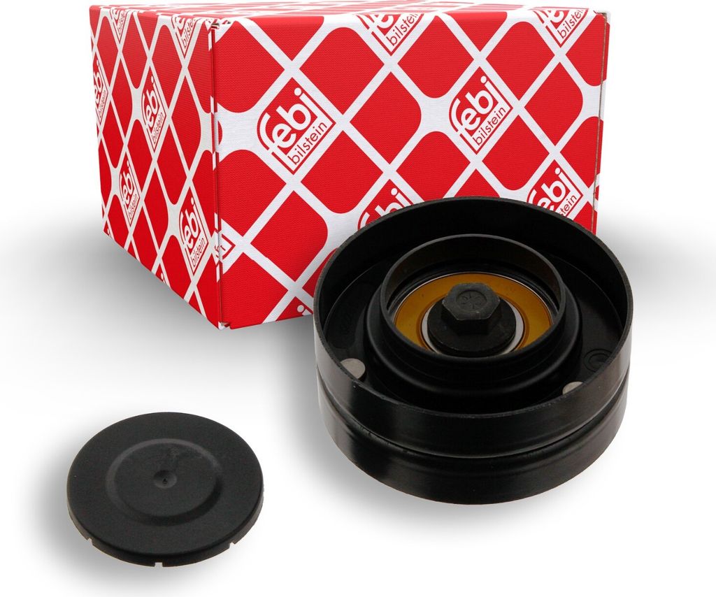FEBI BILSTEIN 30893 Umlenkrolle Keilrippenriemen 78mm für VW Phaeton (3D1, 3D2, 3D3, 3D4, 3D6, 3D7, 3D8, 3D9) für AUDI A8 (4E2, 4E8)