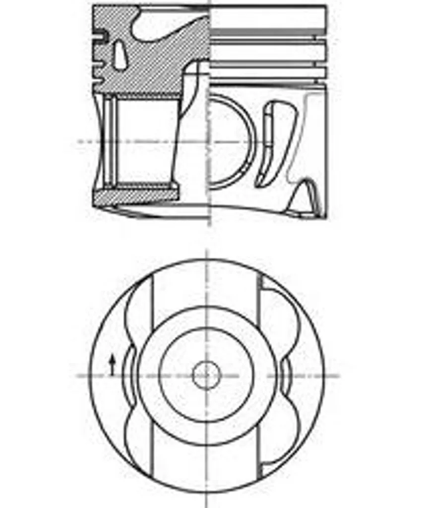 Piston KOLBENSCHMIDT 41712610 : Stop consommation huile sur Vito et A6