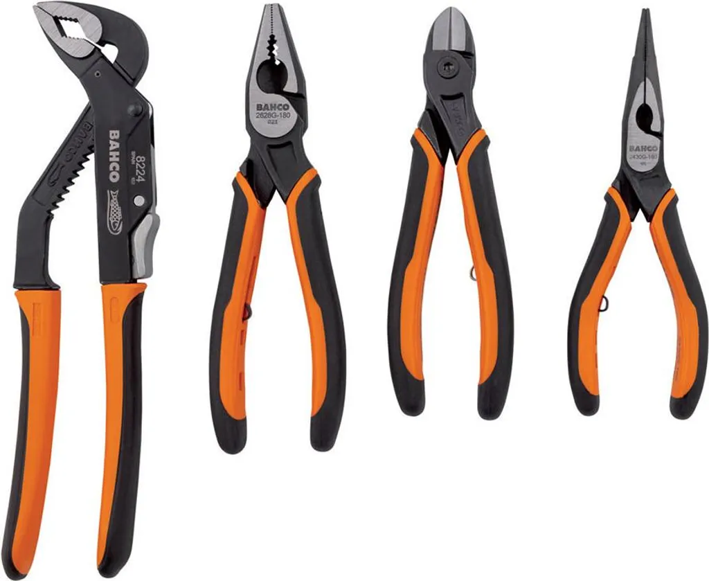 Bahco 9897 Set Pinze ERGO 4 Pezzi: Professionalità e Comfort Estremo - 4