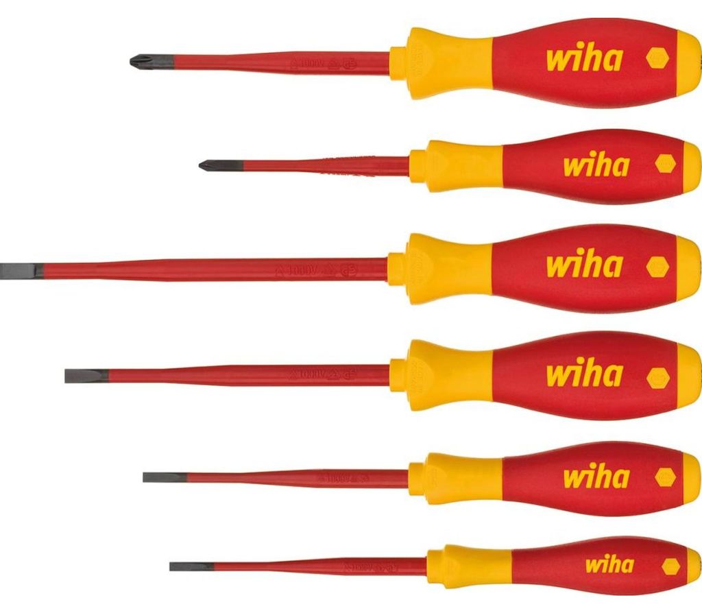 Schraubendreher Set SoftFinish® electric slimFix Schlitz, Produktbild 