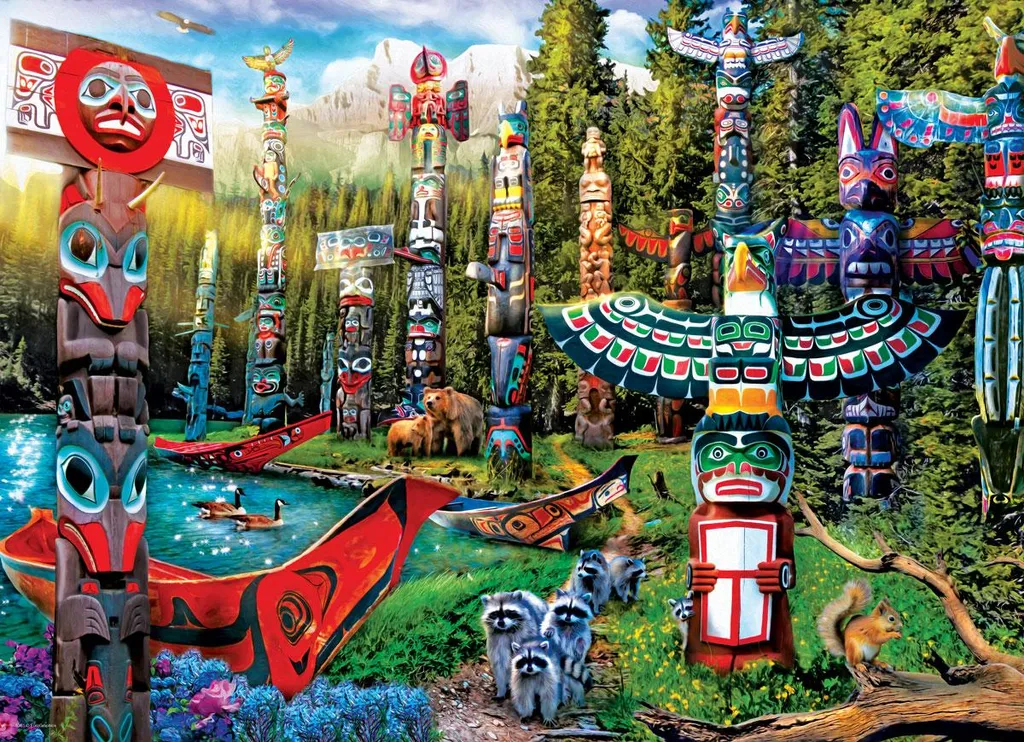 Puzzle Eurographics Totem Dreams 500 pièces XXL - Format Large et Facile