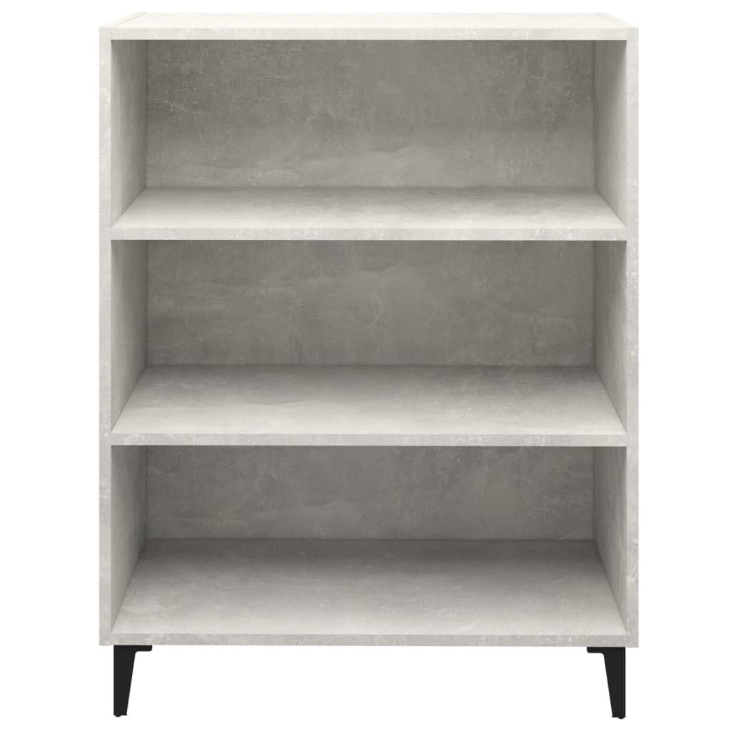 Hochwertigen Möbel Kommoden - Grau Sideboard Betongrau 69,5x32,5x90cm Holzwerkstoff NEU8659047