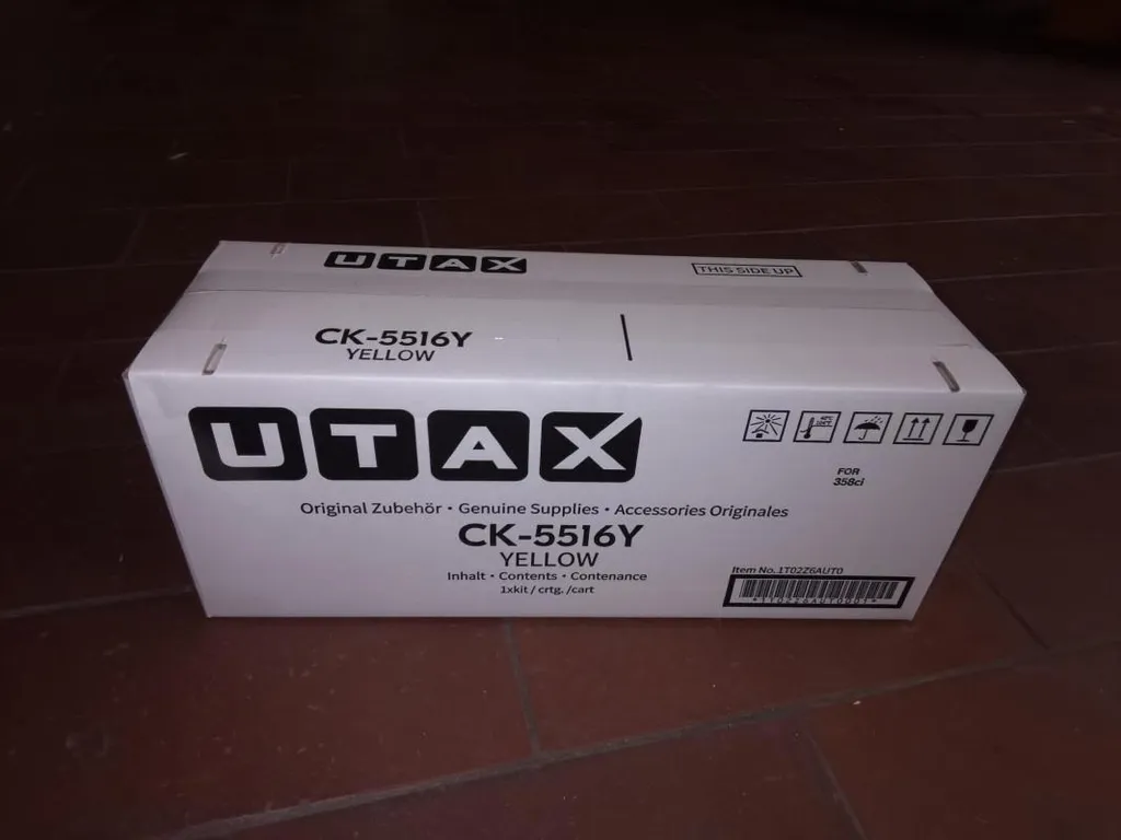 Toner Jaune Utax CK-5516Y Haute Capacité pour Imprimante Laser Pro 358ci
