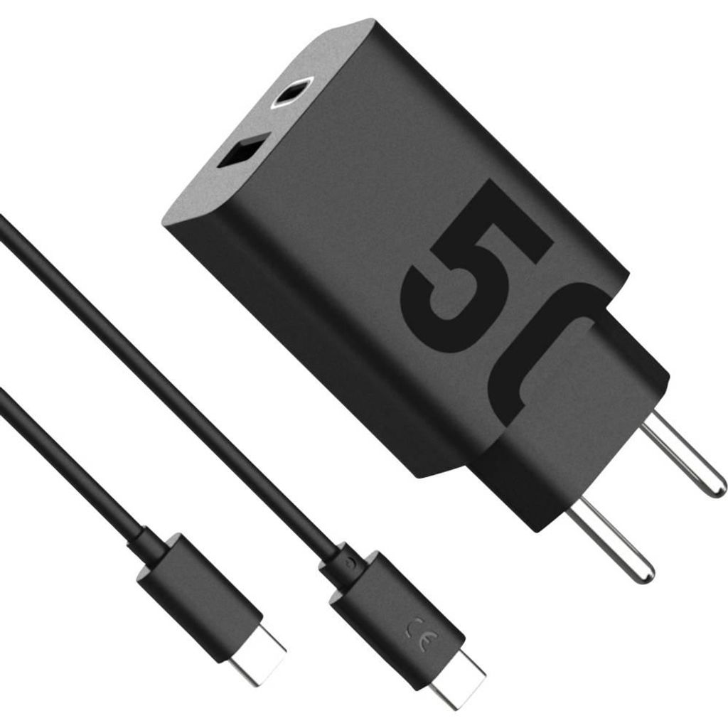 Ładowarka Motorola TurboPower 50W Dual USB-C/A czarny Zdjęcie produktu 
