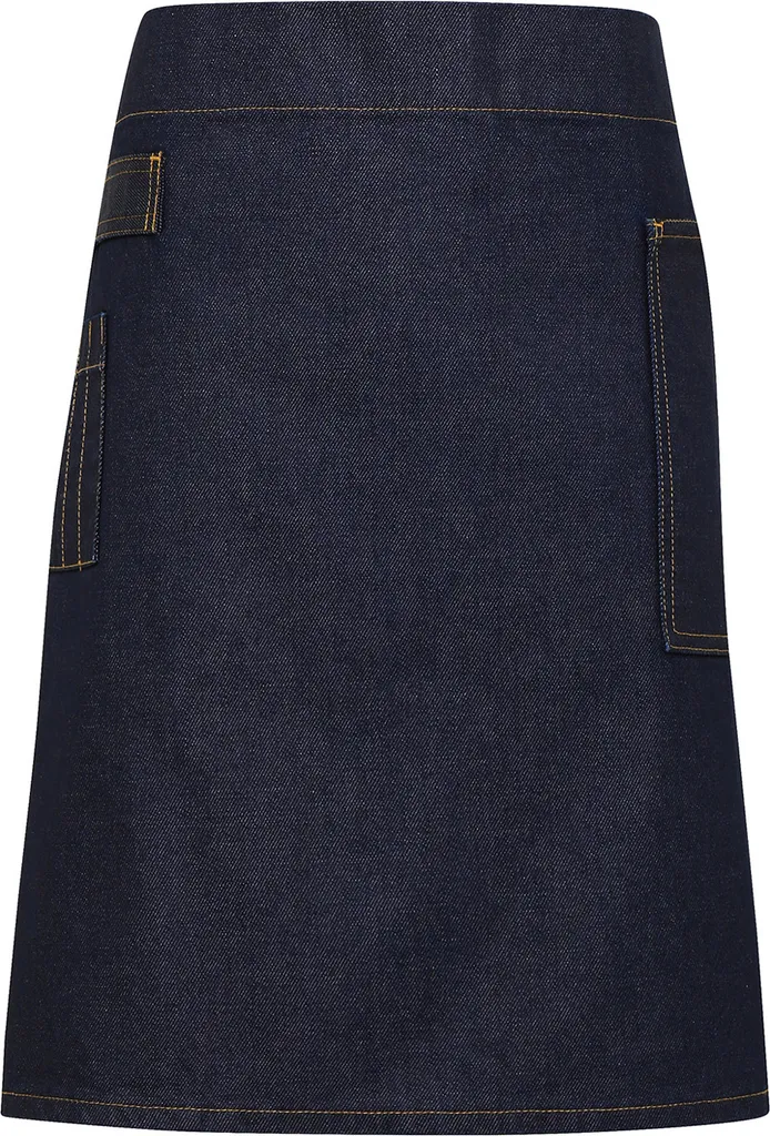 Premier - Grembiule in vita "Division" PC5468 (taglia unica) (blu jeans indaco)