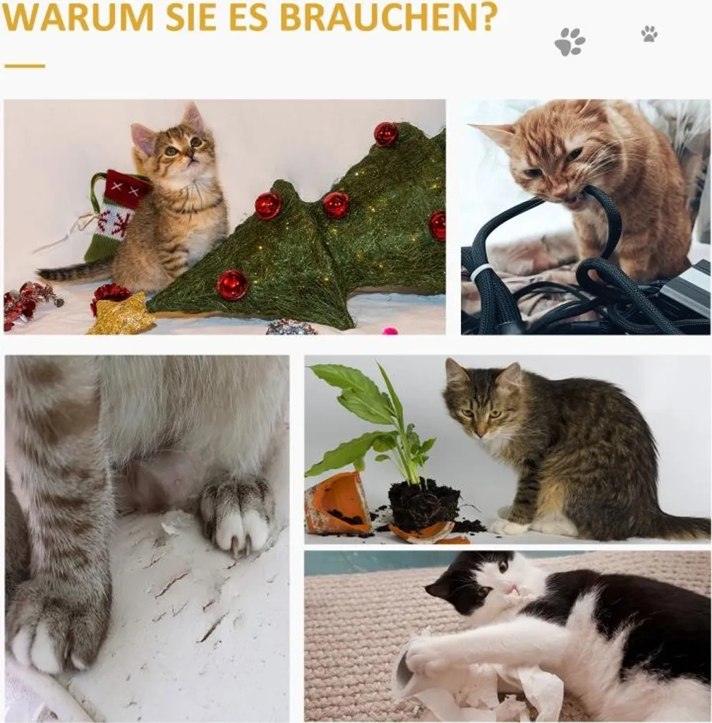 Fortuna Lai Tappetino Antigraffio Divano Sisal Gatti - 130 x 45 cm - 6