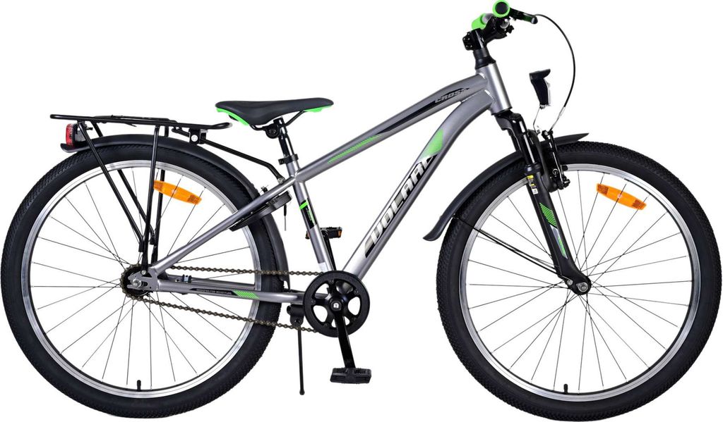 Volare Cross Kinderfahrrad - Jungen - 24 Zoll - Dunkelgrau Produktbild 