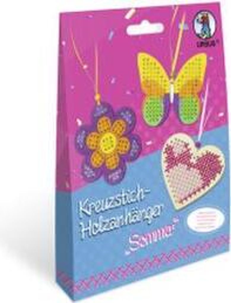 URSUS 3 Kreuzstich-Holzanhänger "Sommer"