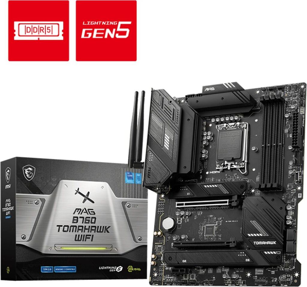 Msi Mag B760 Tomahawk Wifi (1700) (D) Immagine del prodotto 