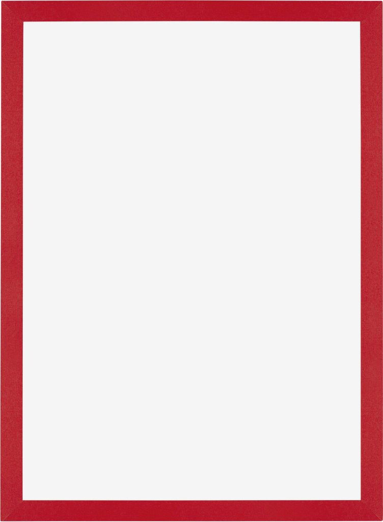 Bilderrahmen, 70x100 cm, Rot, MDF, Mura