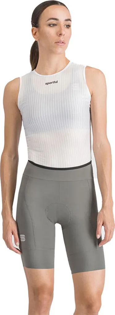 Short Sportful Srk Femme Gris S avec Peau de Chamois Haute Densité