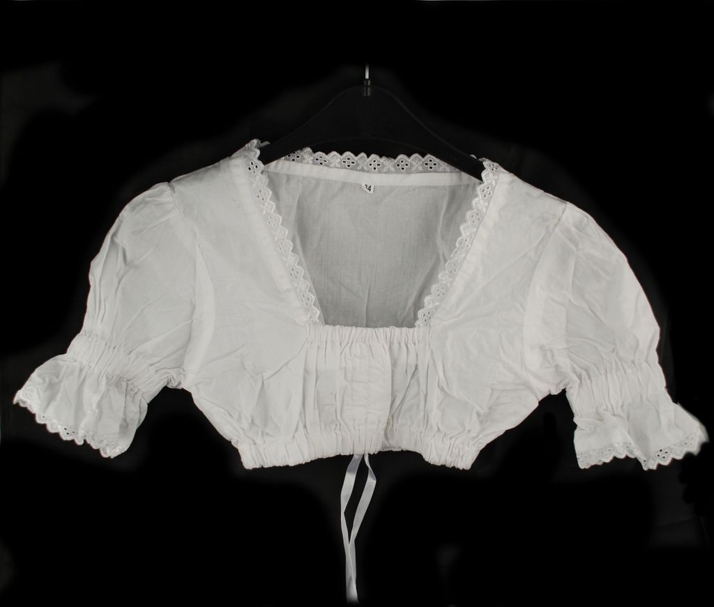 Trachten Dirndlbluse weiss Gr. 40 Produktbild 