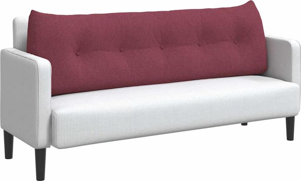 “2026 Modern“ Rücken Kissen Weinrot 160 x 24 x 50cm Stoff - Designermöbel 984172 - Dekokissen