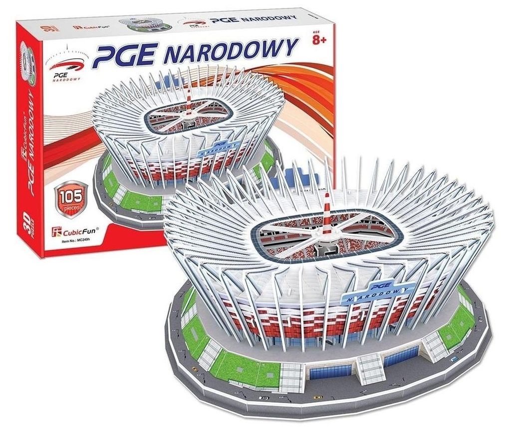 Rompecabezas 3D DANTE, Cubic Fun, PGE Narodowy, 20249, Imagen del producto 