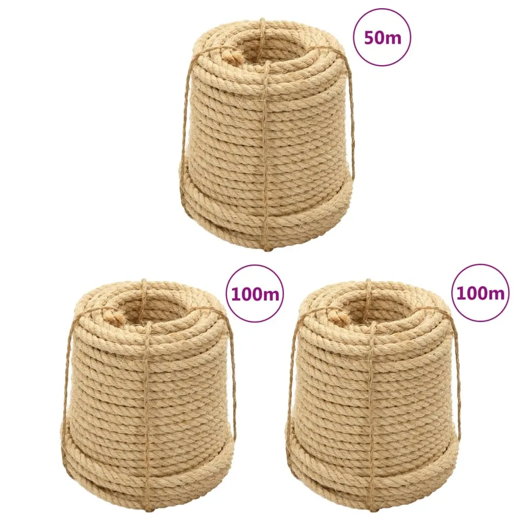 Corde en sisal 14 mm pour DIY et décoration intérieure lot de 3 cordes