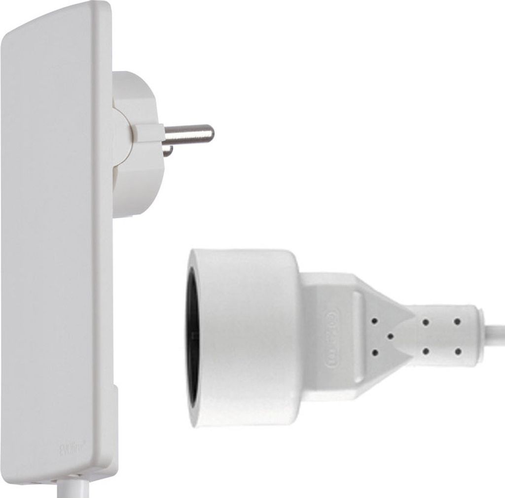 EVOline Plug-Verlängerung mit Schukokupplung, Kunststoff Produktbild 