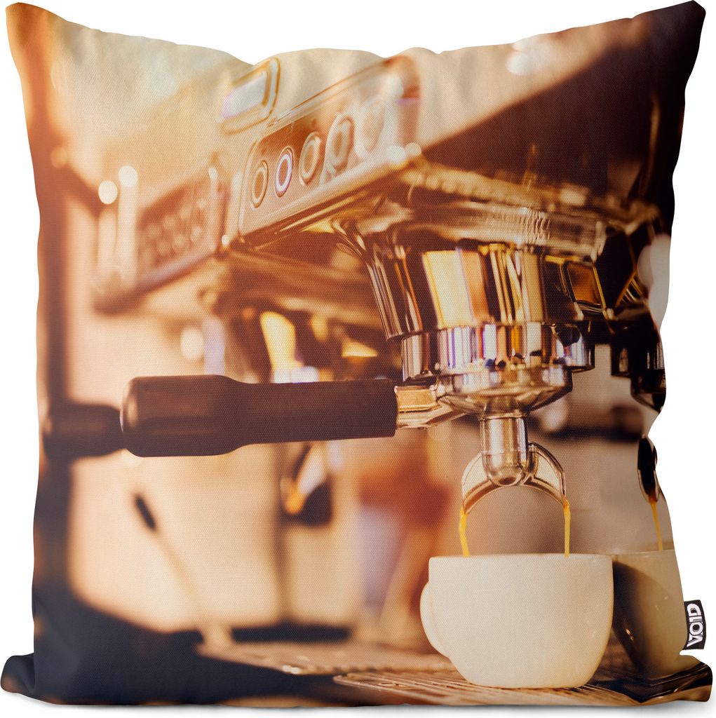 VOID Espresso Kaffee Maschine Kissenbezug Kissenhülle Sofakissen Kissen Deko Outdoor-Kissen Dekokissen