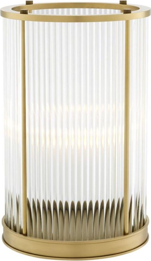 Casa Padrino Luxus Kerzenleuchter Antik Messing 20 x H. 32 cm - Hotel Restaurant Accessoires