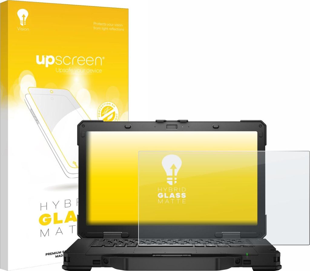 upscreen Entspiegelungs Schutzglas für Dell Pro Rugged 14 Laptop Schutzfolie Panzer Folie Glas Display Schutz matt