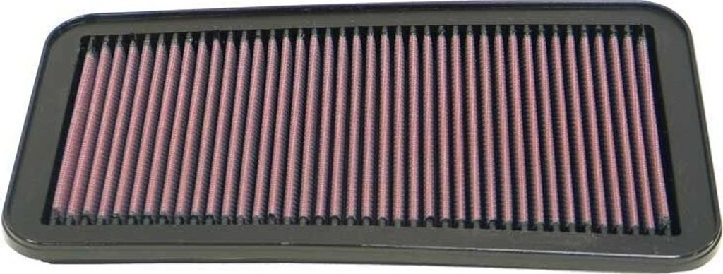 K&N 33-2163 Hochleistungsluftfilter für TOYOTA RAV 4 II (CLA2, XA2, ZCA2, ACA2) Langzeitfilter Quadratisch Flach
