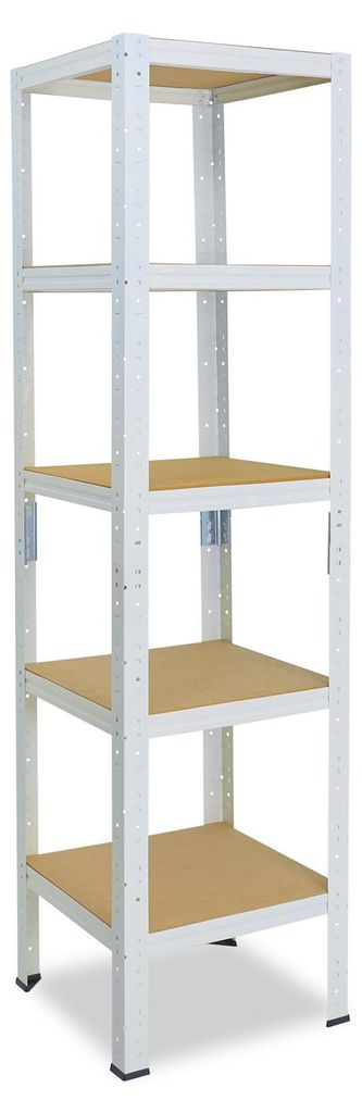 shelfplaza HOME 180x30x30cm Shelf v bílá provedení s 5 Obrázek produktu 
