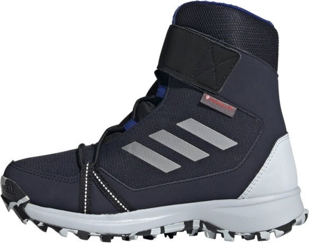 Adidas Kinder High-Top-Sneaker FZ2600 mit Klettverschluss, warm gefüttert und flachem Absatz