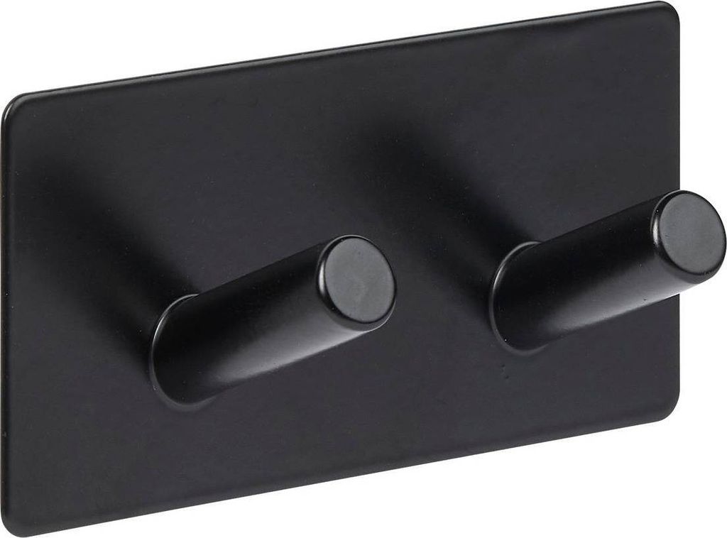 5 five simply smart - Selbstklebender kleiderhaken "stiky" 2 köpfe 9x3,5cm
